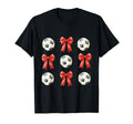 Soccer Mom Red Coquette Bow T-Shirt - Novelty Apparel for Adults - T-Shirt, Sweatshirt, Hoodie
