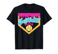 Softball Mama Drip Ice Cream Dripping T-Shirt - Novelty Apparel for Adults - T-Shirt, Sweatshirt, Hoodie