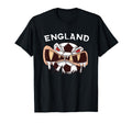 England Football Soccer T-Shirt - Custom Art Print Unisex - T-Shirt, Sweatshirt, Hoodie