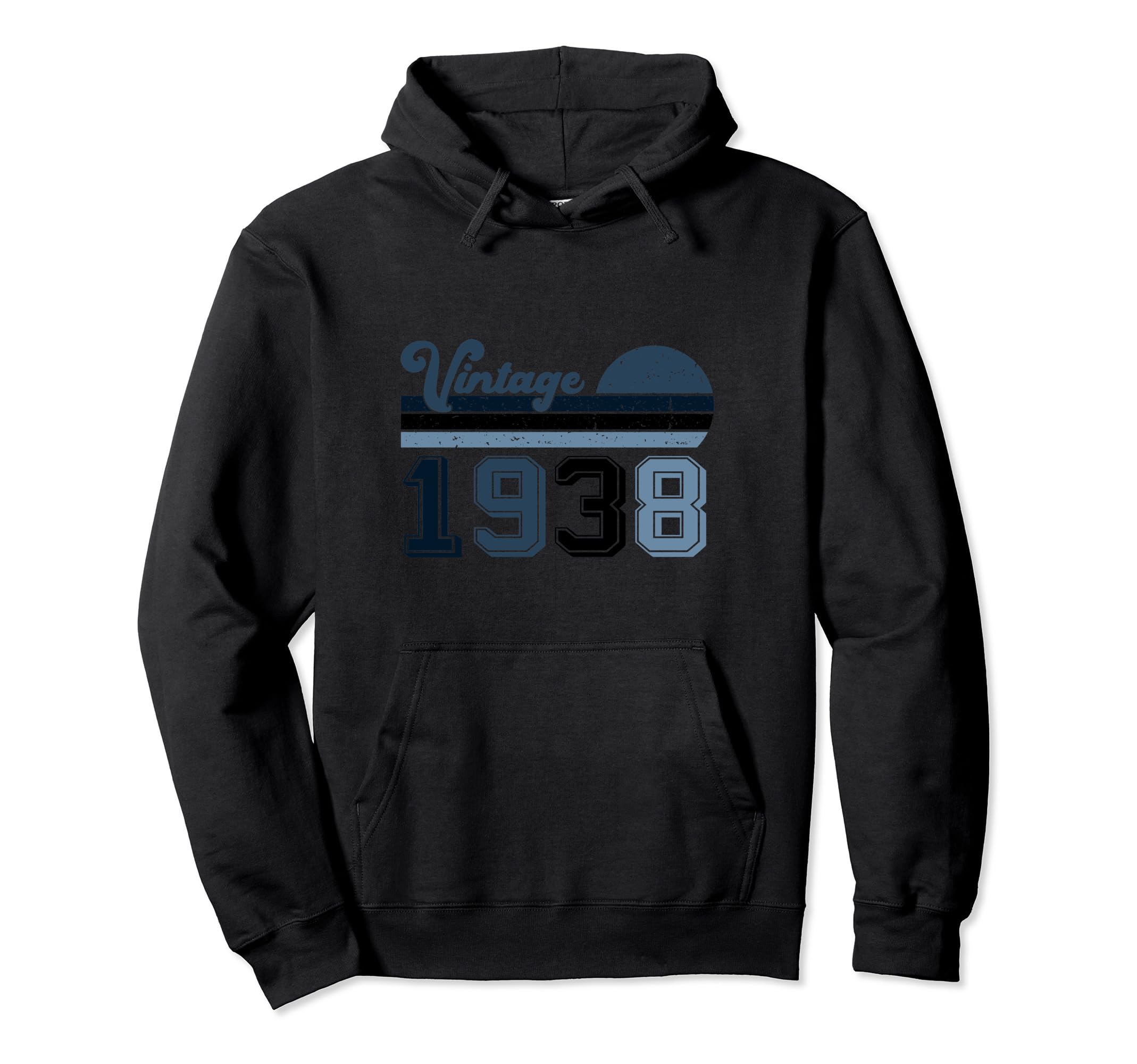 Year 1938 Gift Birthday Mom Dad Hoodie - Streetwear Style Men Women - T-Shirt, Sweatshirt, Hoodie