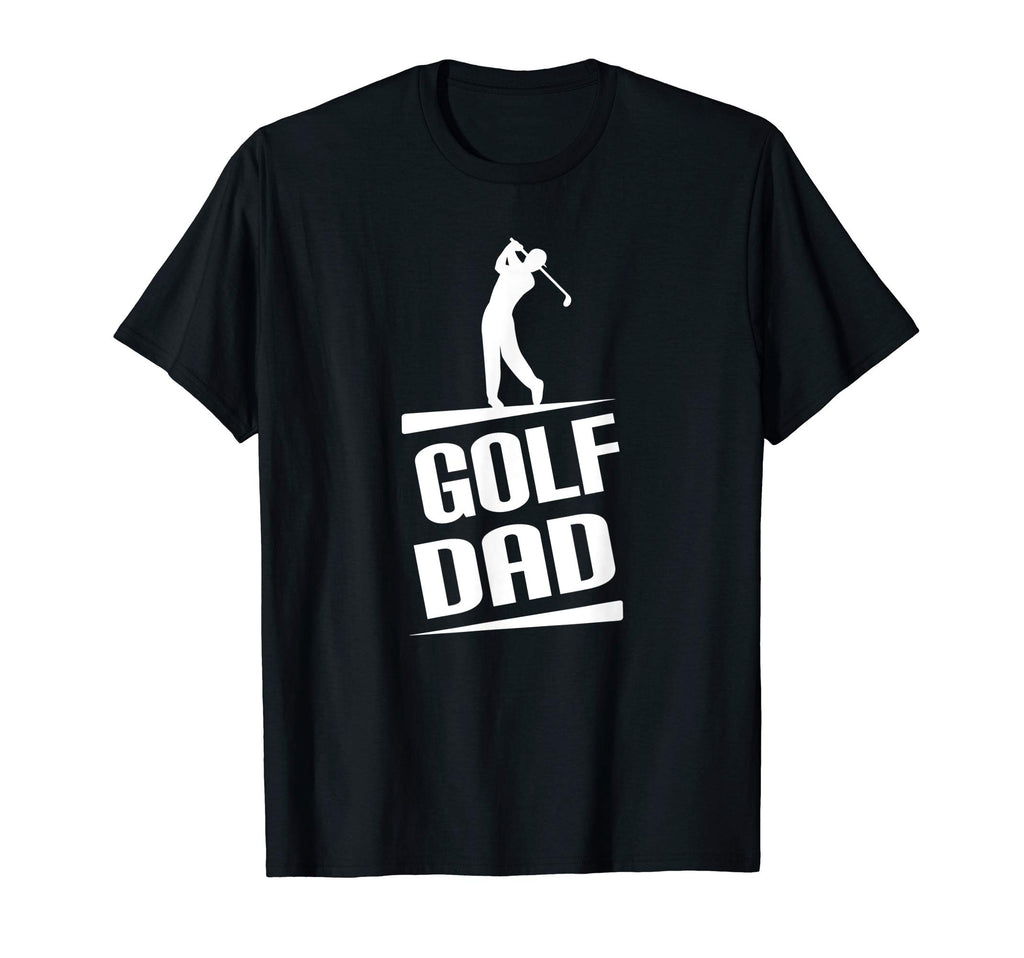 Mens Golf Dad Golfing Silhouette T-Shirt - Minimalist Print Men Women - T-Shirt, Sweatshirt, Hoodie