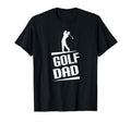 Mens Golf Dad Golfing Silhouette T-Shirt - Minimalist Print Men Women - T-Shirt, Sweatshirt, Hoodie
