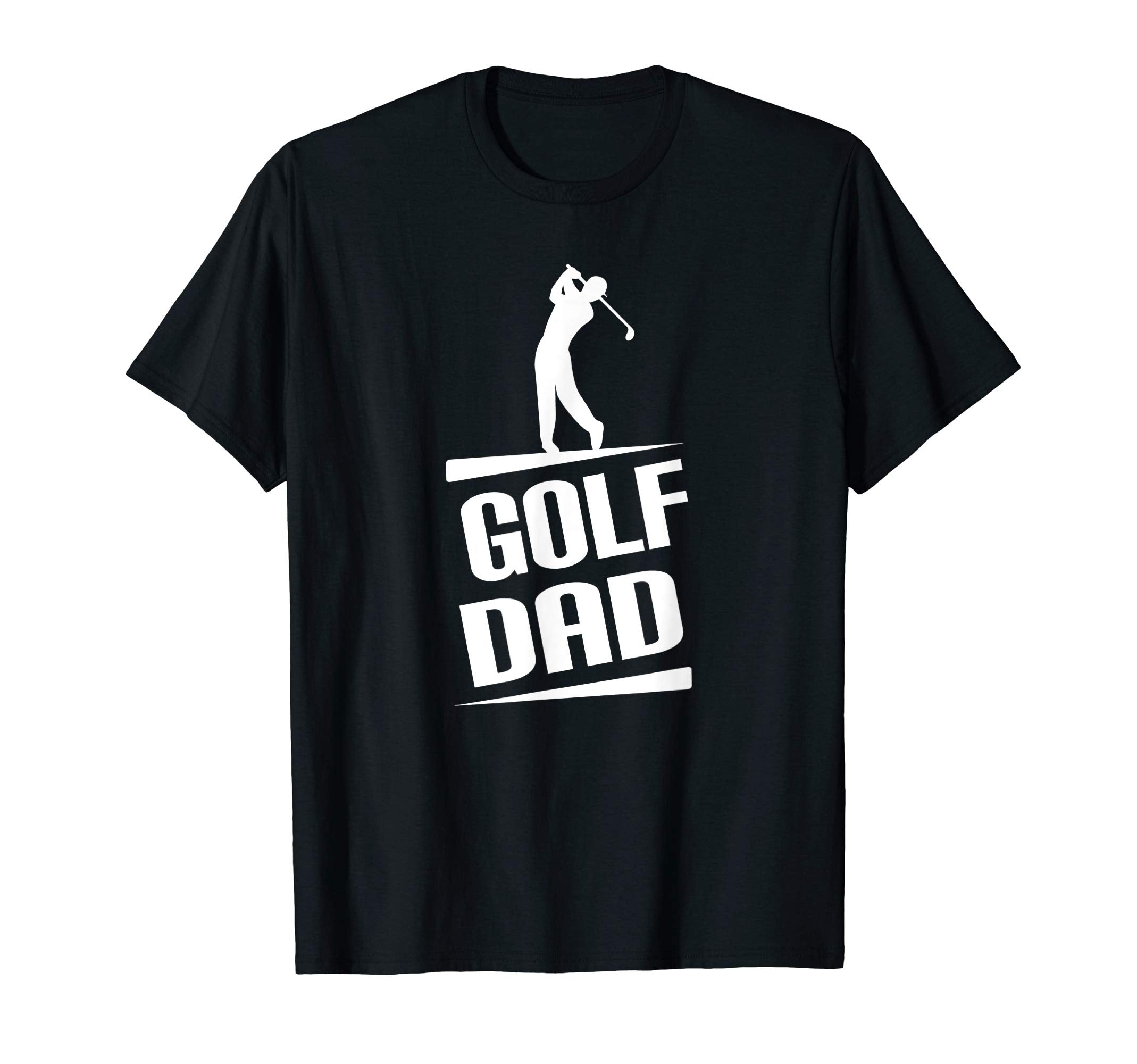 Mens Golf Dad Golfing Silhouette T-Shirt - Minimalist Print Men Women - T-Shirt, Sweatshirt, Hoodie