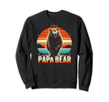 Papa Bear Sunglasses Funny Bear Dad Sweatshirt - Custom Art Print Men Women - T-Shirt, Sweatshirt, Hoodie