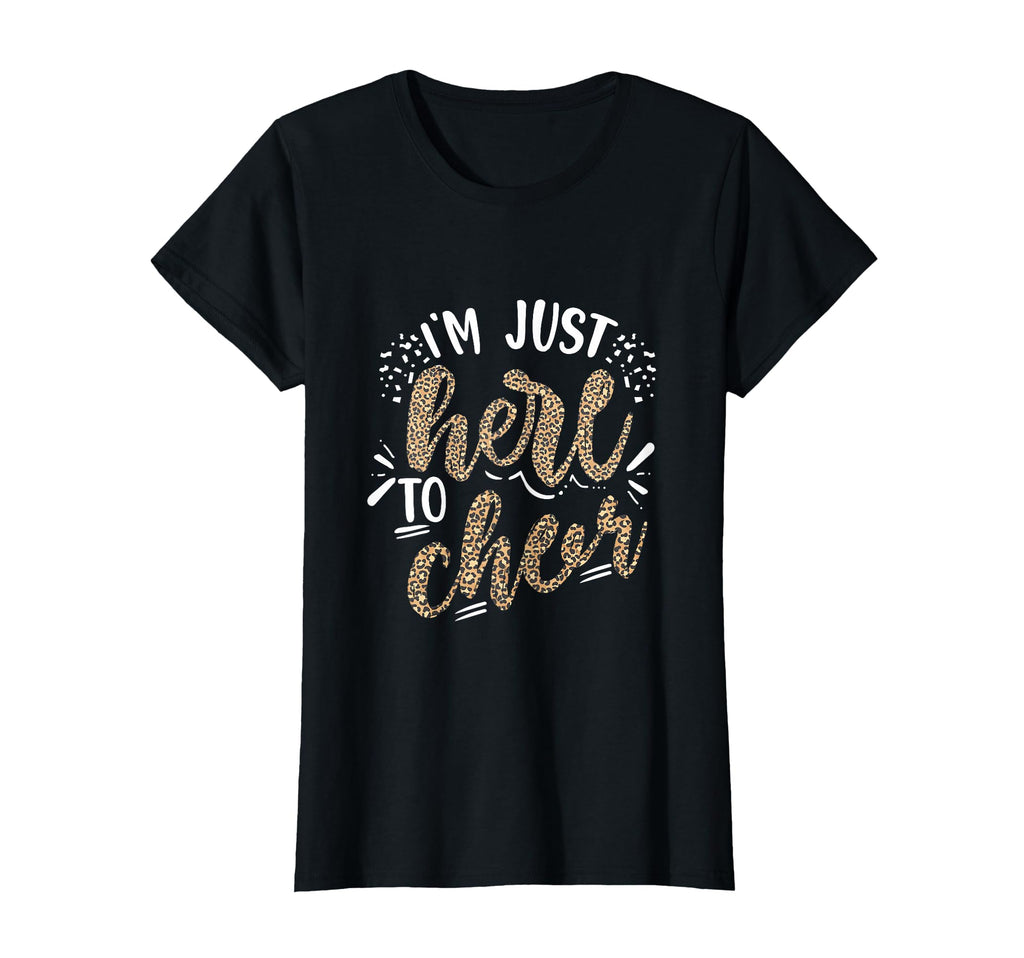 Funny Cheerleading Daughter Leopard T-Shirt - Novelty Apparel Men Women - T-Shirt, Sweatshirt, Hoodie