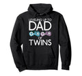 Leveling Up To Dad Twin Pregnancy Hoodie - Casual Everyday Wear Men Women - T-Shirt, Sweatshirt, Hoodie