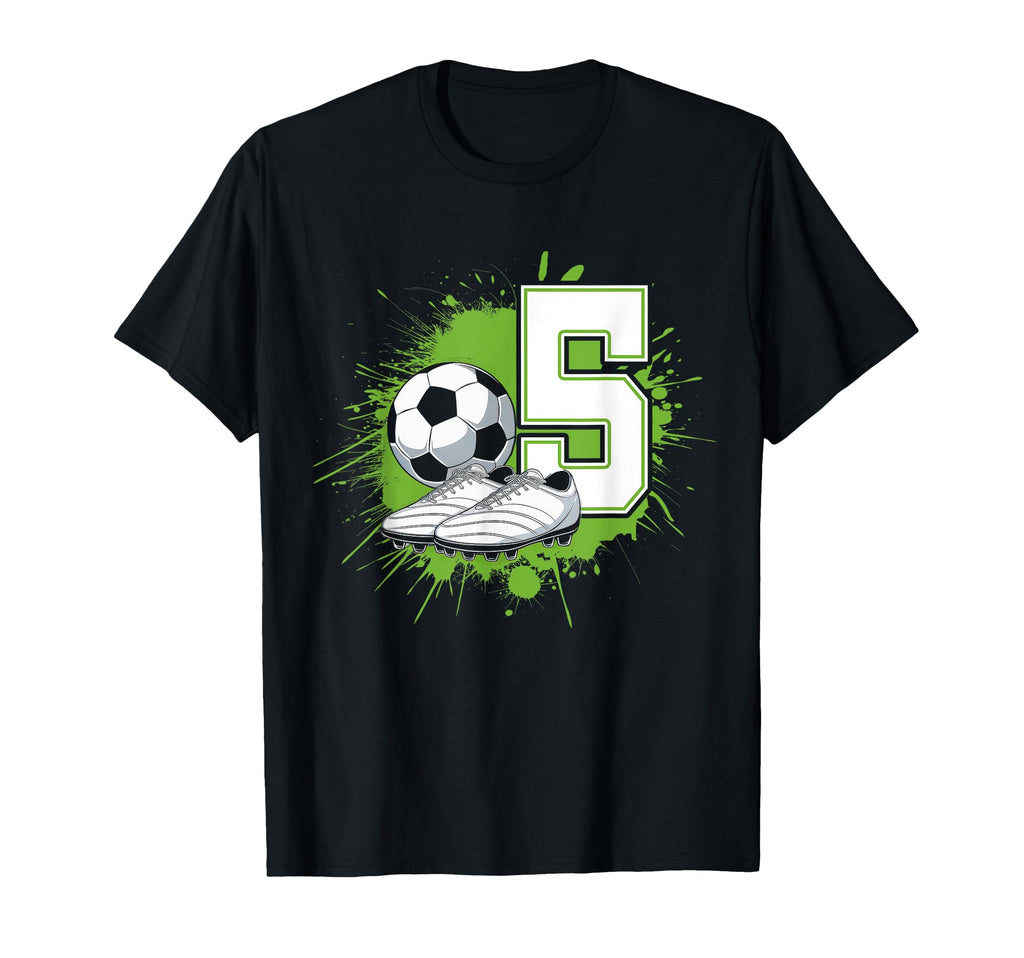 5 Soccer Birthday Gift Soccer Fan T-Shirt - Unique Graphic for Adults - T-Shirt, Sweatshirt, Hoodie