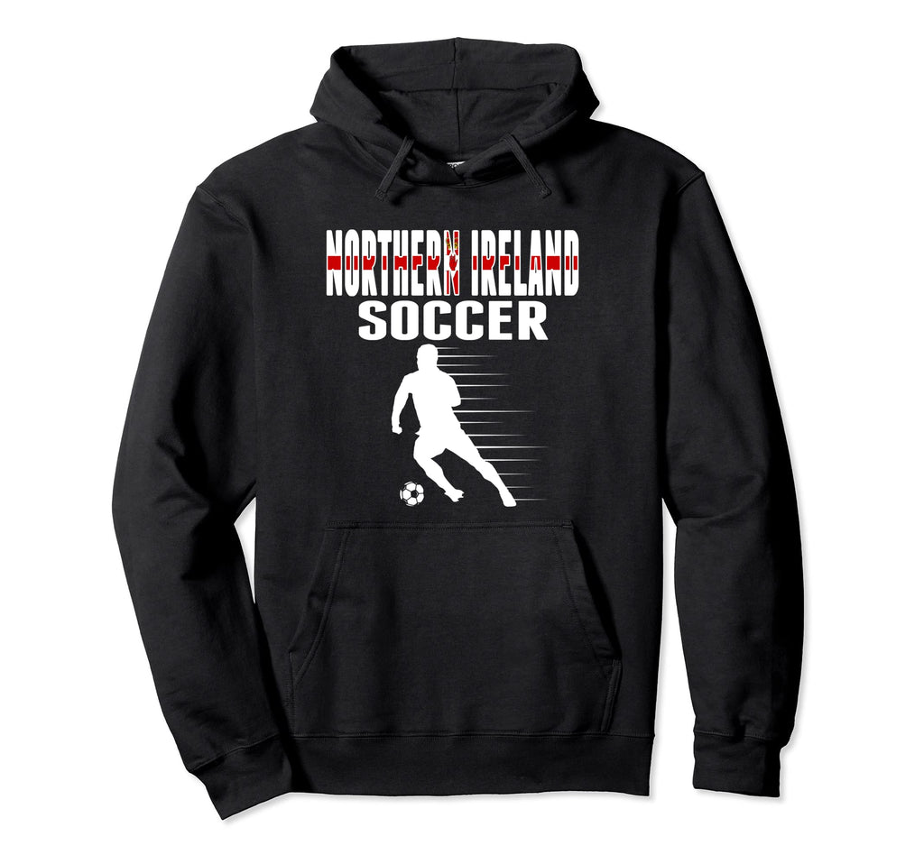 Northern Ireland Soccer Fans Jersey Hoodie - Aesthetic Graphic Men Women - T-Shirt, Sweatshirt, Hoodie