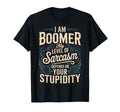 My Level Sarcasm Boomer Boomer Funny T-Shirt - Novelty Apparel for Adults - T-Shirt, Sweatshirt, Hoodie