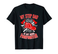Firefighter Step Dad Gift Thin T-Shirt - Casual Everyday Wear for Adults - T-Shirt, Sweatshirt, Hoodie