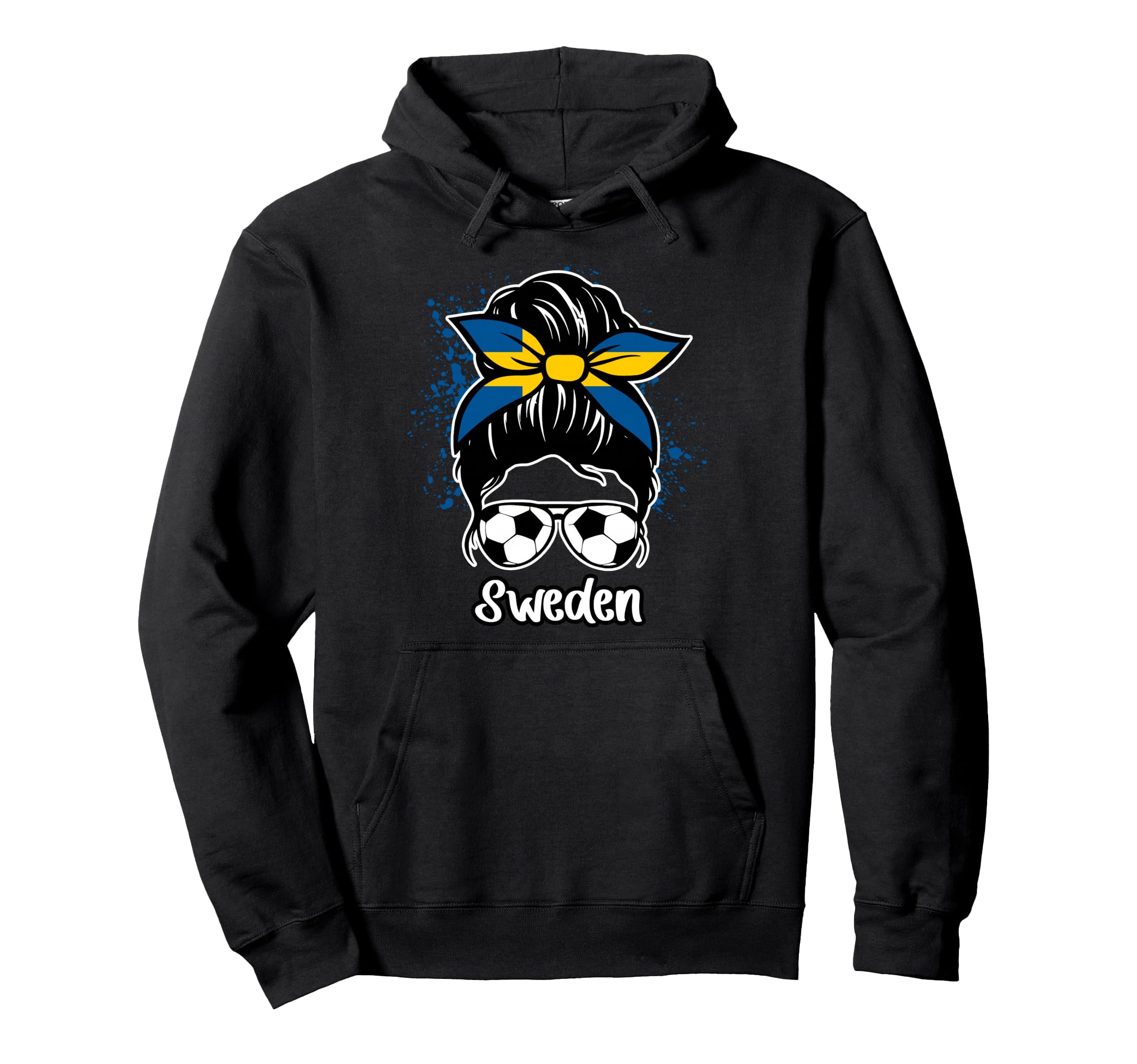 Sweden Football Game Player Soccer Fan Hoodie - Novelty Apparel Men Women - T-Shirt, Sweatshirt, Hoodie