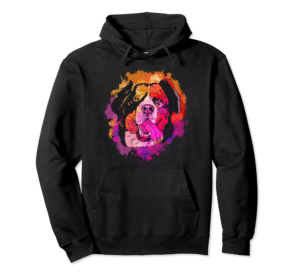 Bernese Mountain Dog Dog Mom Dog Dad Hoodie - Unique Graphic for Adults - T-Shirt, Sweatshirt, Hoodie