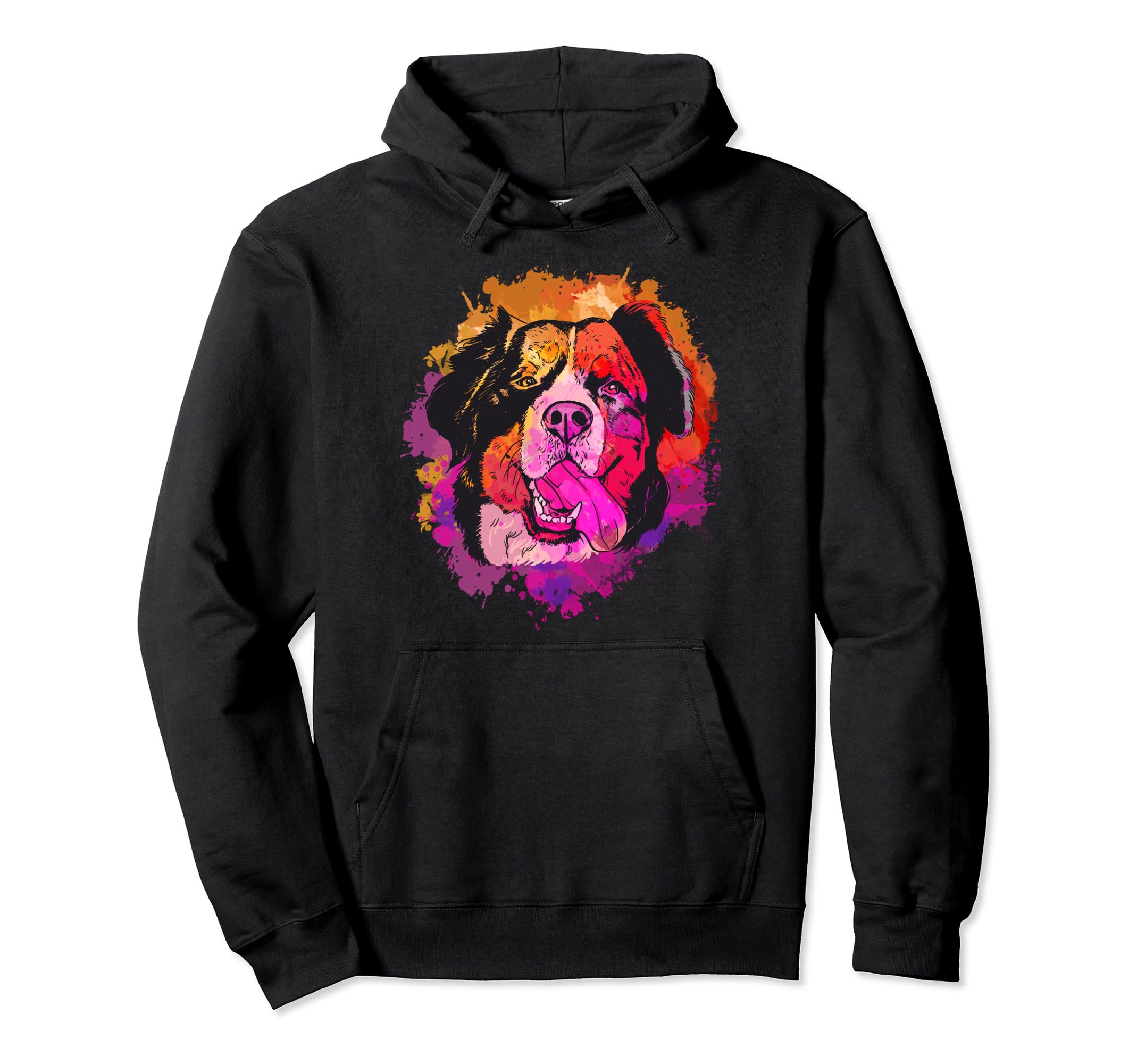 Bernese Mountain Dog Dog Mom Dog Dad Hoodie - Unique Graphic for Adults - T-Shirt, Sweatshirt, Hoodie
