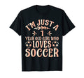 Soccer Lover Im Just 1 Year Old Who T-Shirt - Custom Art Print Unisex - T-Shirt, Sweatshirt, Hoodie