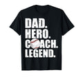 Dad Hero Coach Legend Father Daddy T-Shirt - Minimalist Print for Adults - T-Shirt, Sweatshirt, Hoodie