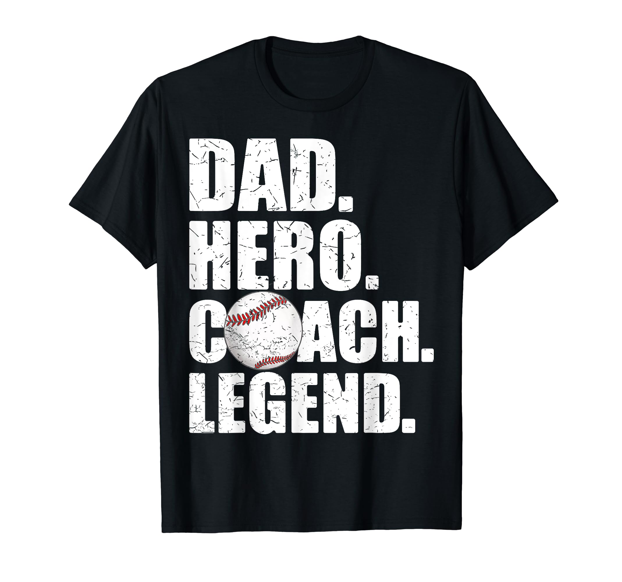 Dad Hero Coach Legend Father Daddy T-Shirt - Minimalist Print for Adults - T-Shirt, Sweatshirt, Hoodie