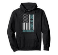 Dad Outnumbered Fathers Day Usa Hoodie - Streetwear Style Men Women - T-Shirt, Sweatshirt, Hoodie