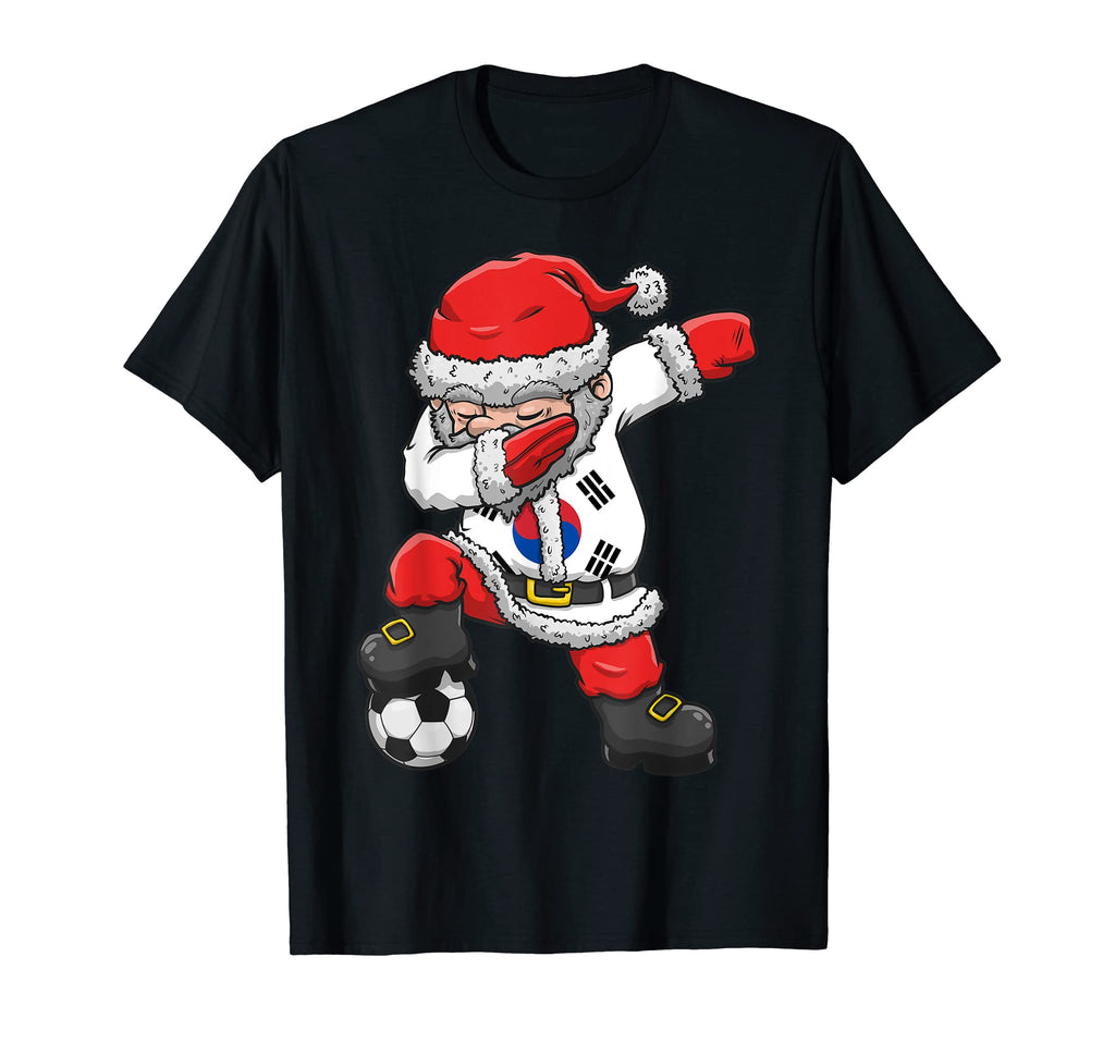 Soccer Dabbing Santa South Korea T-Shirt - Novelty Apparel for Adults - T-Shirt, Sweatshirt, Hoodie