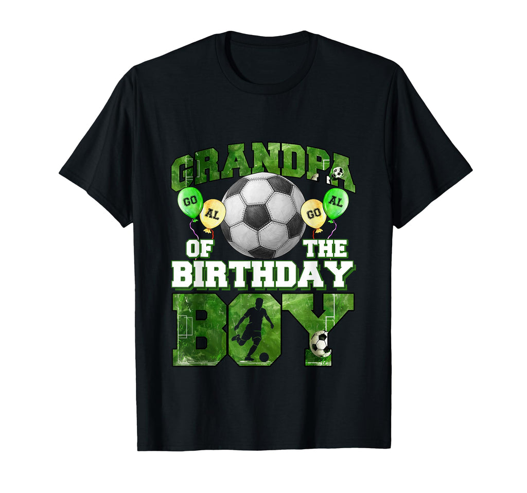 Soccer Grandpa Birthday Party Soccer Family T-Shirt - Graphic Print Unisex - T-Shirt, Sweatshirt, Hoodie