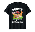Cousin Birthday Party Cow Farm 1St T-Shirt - Unique Graphic Unisex - T-Shirt, Sweatshirt, Hoodie