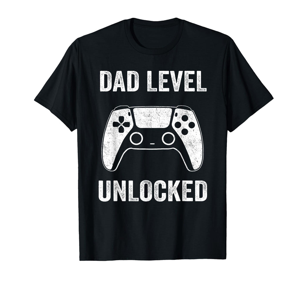 Dad Level Unlocked Gamer Soon To T-Shirt - Fun Novelty Design for Adults - T-Shirt, Sweatshirt, Hoodie