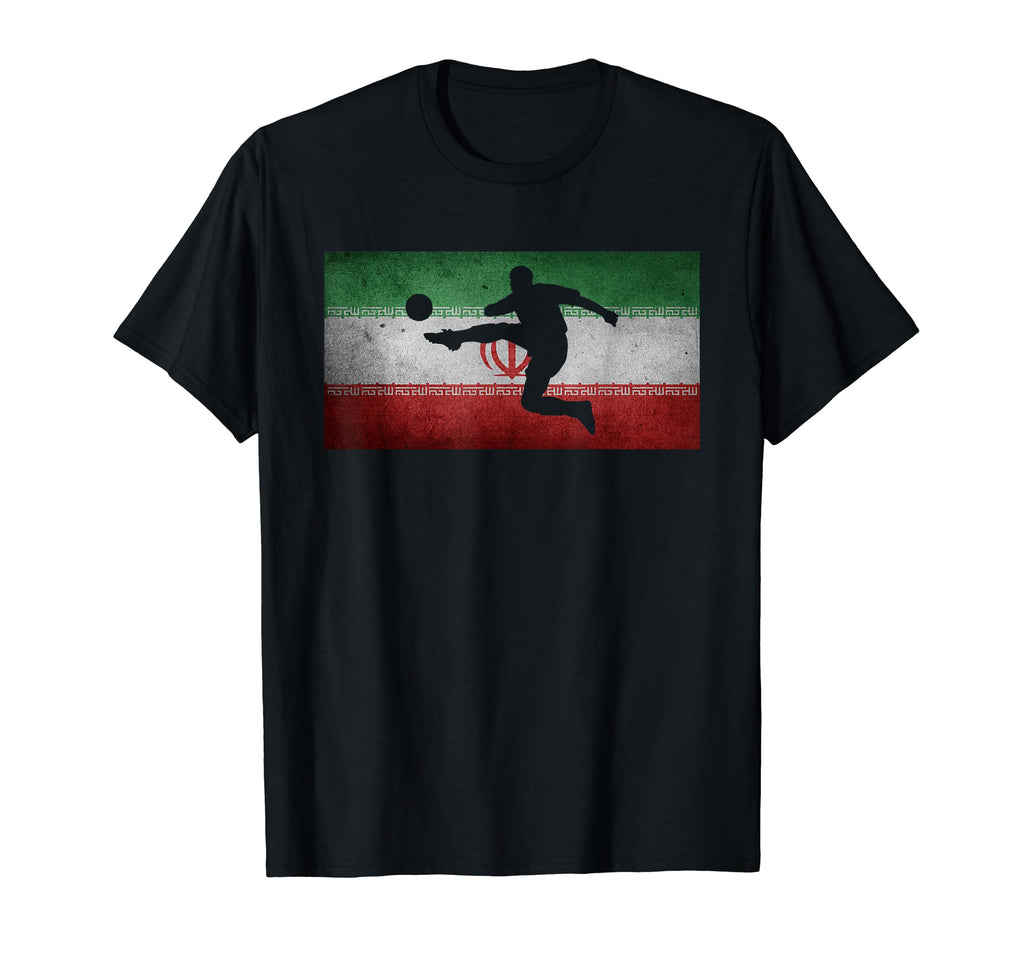 Iran Flag Soccer T-Shirt - Casual Everyday Wear Unisex - T-Shirt, Sweatshirt, Hoodie
