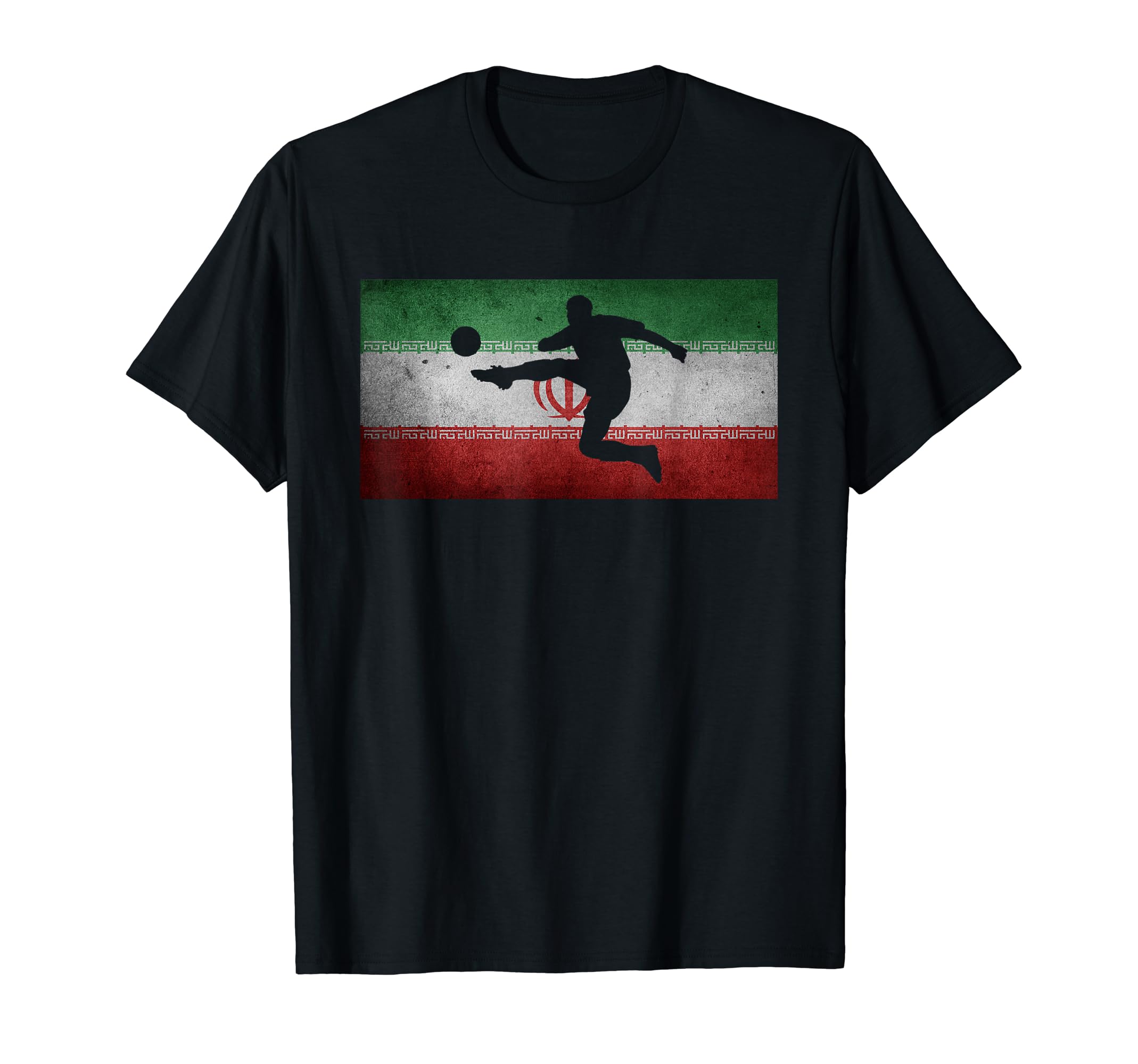 Iran Flag Soccer T-Shirt - Casual Everyday Wear Unisex - T-Shirt, Sweatshirt, Hoodie