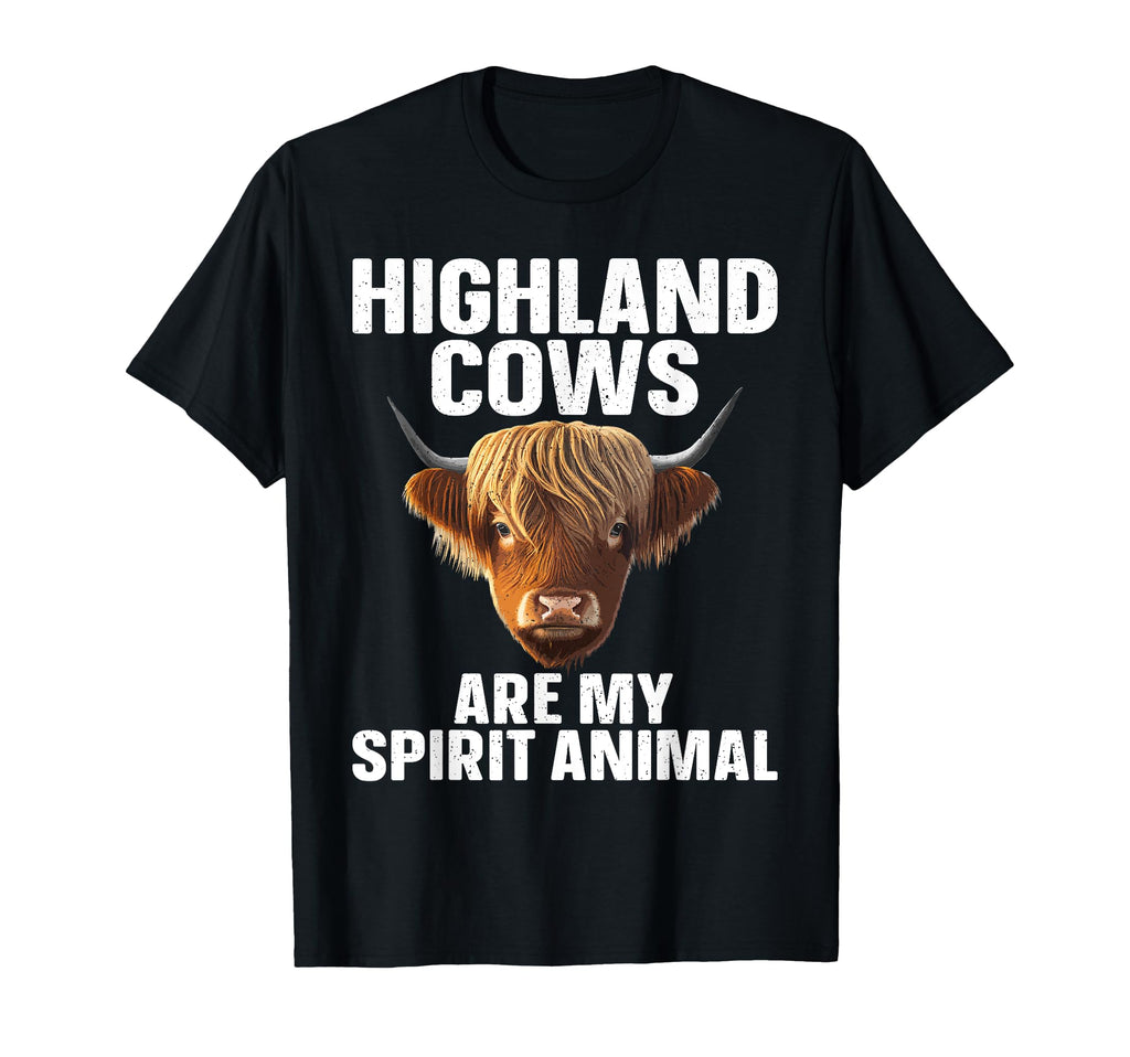 Funny Highland Cow Highlander Cow Lover T-Shirt - Trendy Graphic for Adults - T-Shirt, Sweatshirt, Hoodie