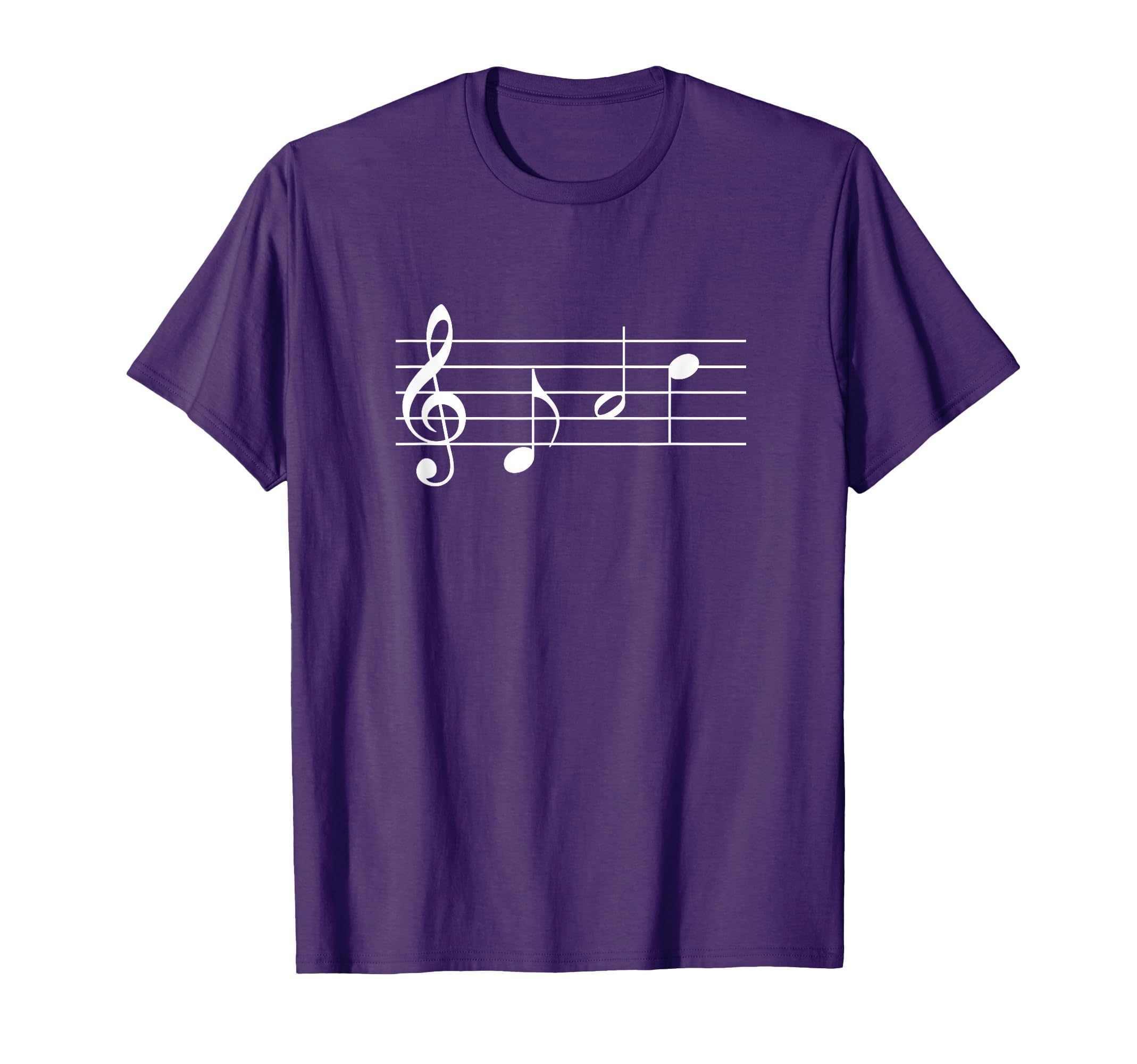 Music Dad Text Treble Clef Musical T-Shirt - Novelty Apparel for Adults - T-Shirt, Sweatshirt, Hoodie