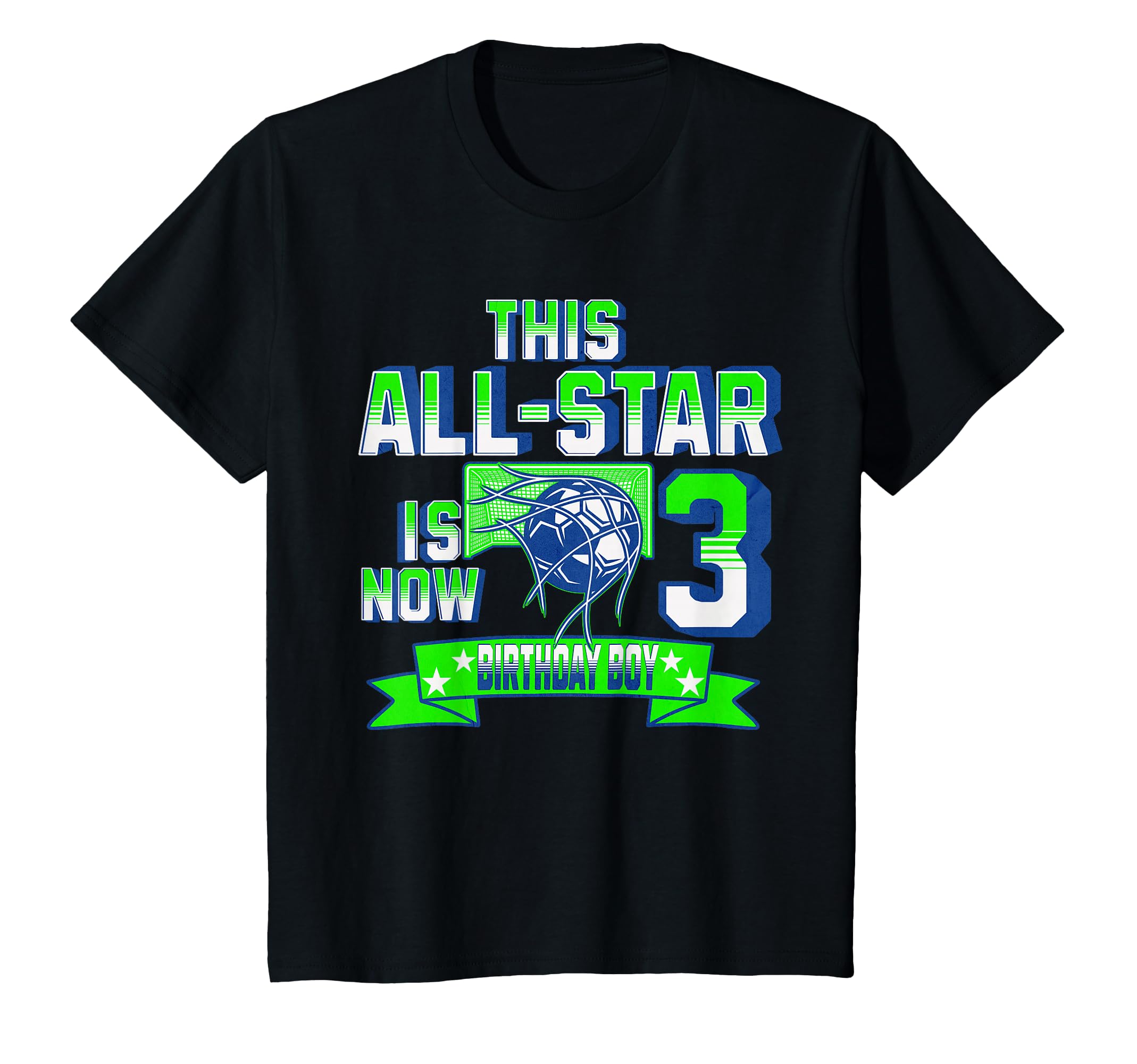 3Rd Birthday All Star Matching Age Three T-Shirt - Custom Art Print Unisex - T-Shirt, Sweatshirt, Hoodie