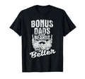 Bonus Dads Beards Fatherhood Stepdad T-Shirt - Casual Everyday Wear Unisex - T-Shirt, Sweatshirt, Hoodie