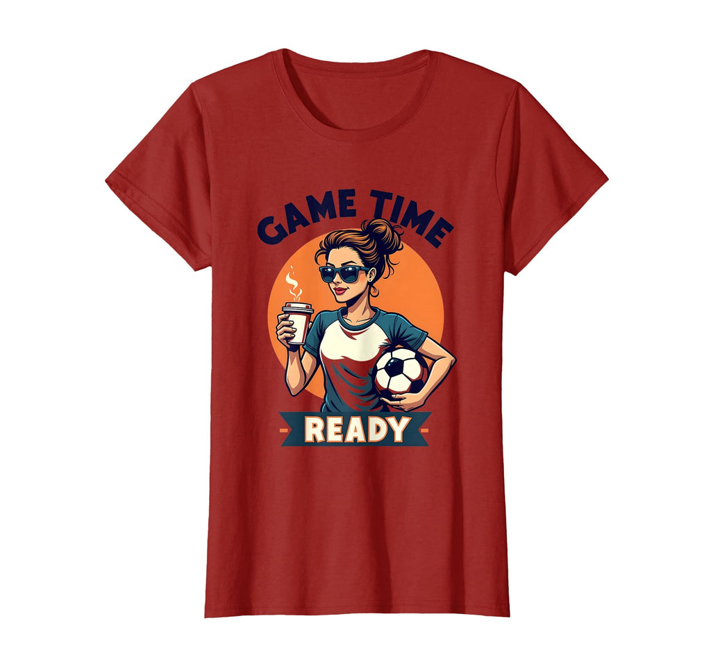 Game Time Ready Soccer Mom T-Shirt - Novelty Apparel for Adults - T-Shirt, Sweatshirt, Hoodie