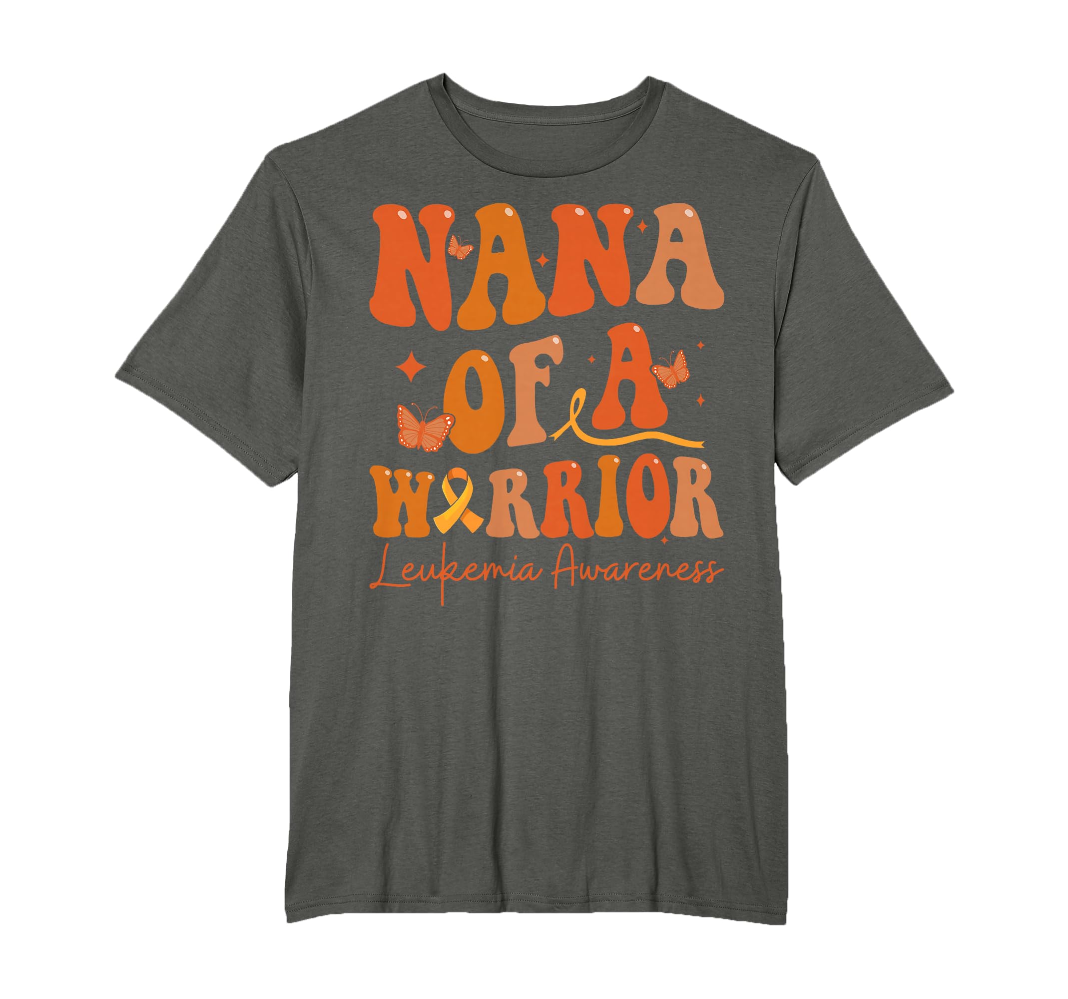 Nana Warrior Leukemia Awareness Family T-Shirt - Novelty Apparel Unisex - T-Shirt, Sweatshirt, Hoodie