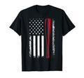 American Flag Baseball Flag Dad Mom T-Shirt - Custom Art Print for Adults - T-Shirt, Sweatshirt, Hoodie
