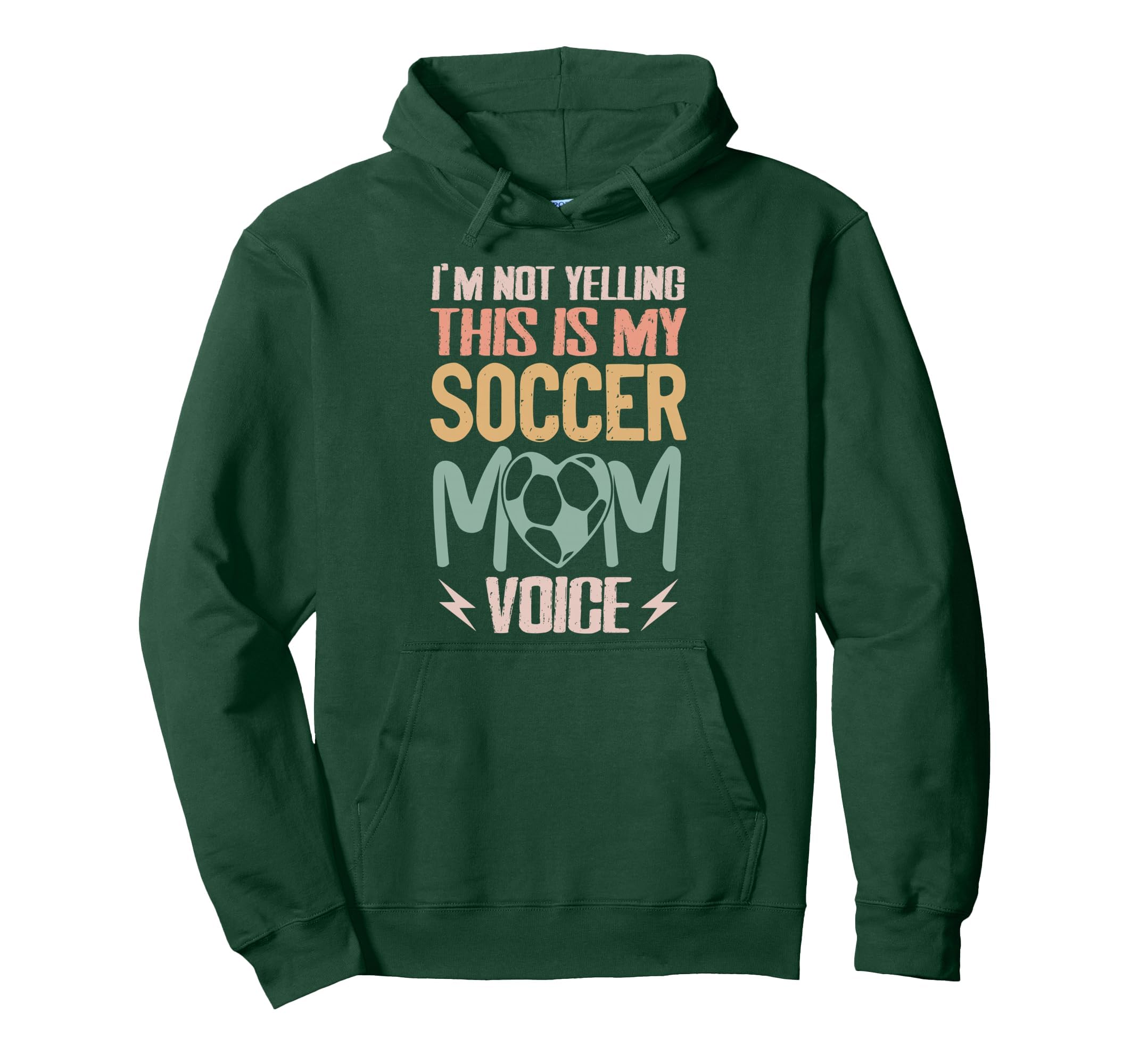 Im Not Yelling This Is My Soccer Mom Hoodie - Aesthetic Graphic for Adults - T-Shirt, Sweatshirt, Hoodie