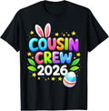 Easter 2026 Cousin Crew Bunny Ears Family Colorful - Adult & Kids T-Shirts, Sweatshirts & Hoodies apparel design preview 1