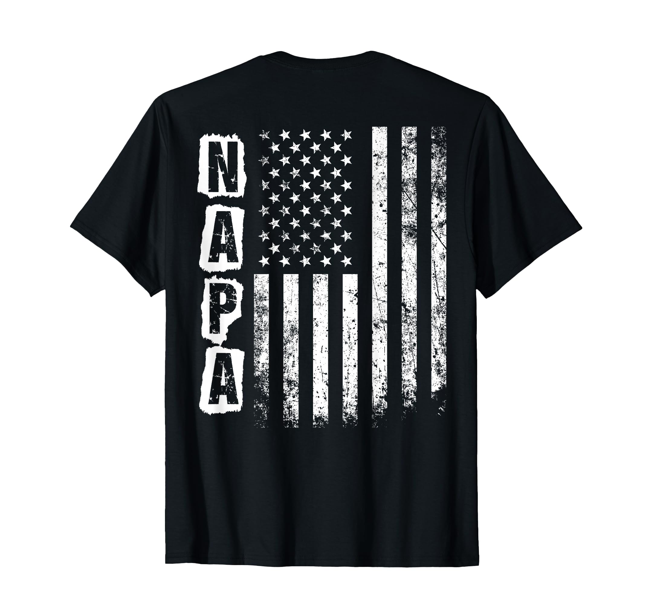 Napa Fathers Day American Flag 4Th T-Shirt - Unique Graphic for Adults - T-Shirt, Sweatshirt, Hoodie