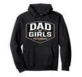 Dad Outnumbered Funny Fathers Day Hoodie - Minimalist Print for Adults - T-Shirt, Sweatshirt, Hoodie