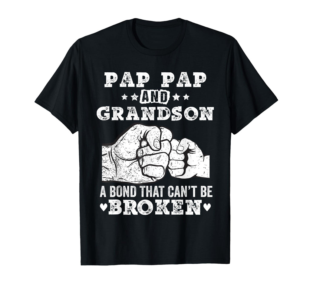 Pap Pap And Grandson Bond That Cant Be T-Shirt - Unique Graphic Unisex - T-Shirt, Sweatshirt, Hoodie