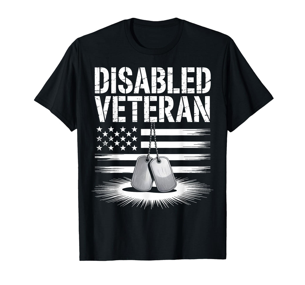Disabled Veteran Happy 4Th July T-Shirt - Casual Everyday Wear Men Women - T-Shirt, Sweatshirt, Hoodie