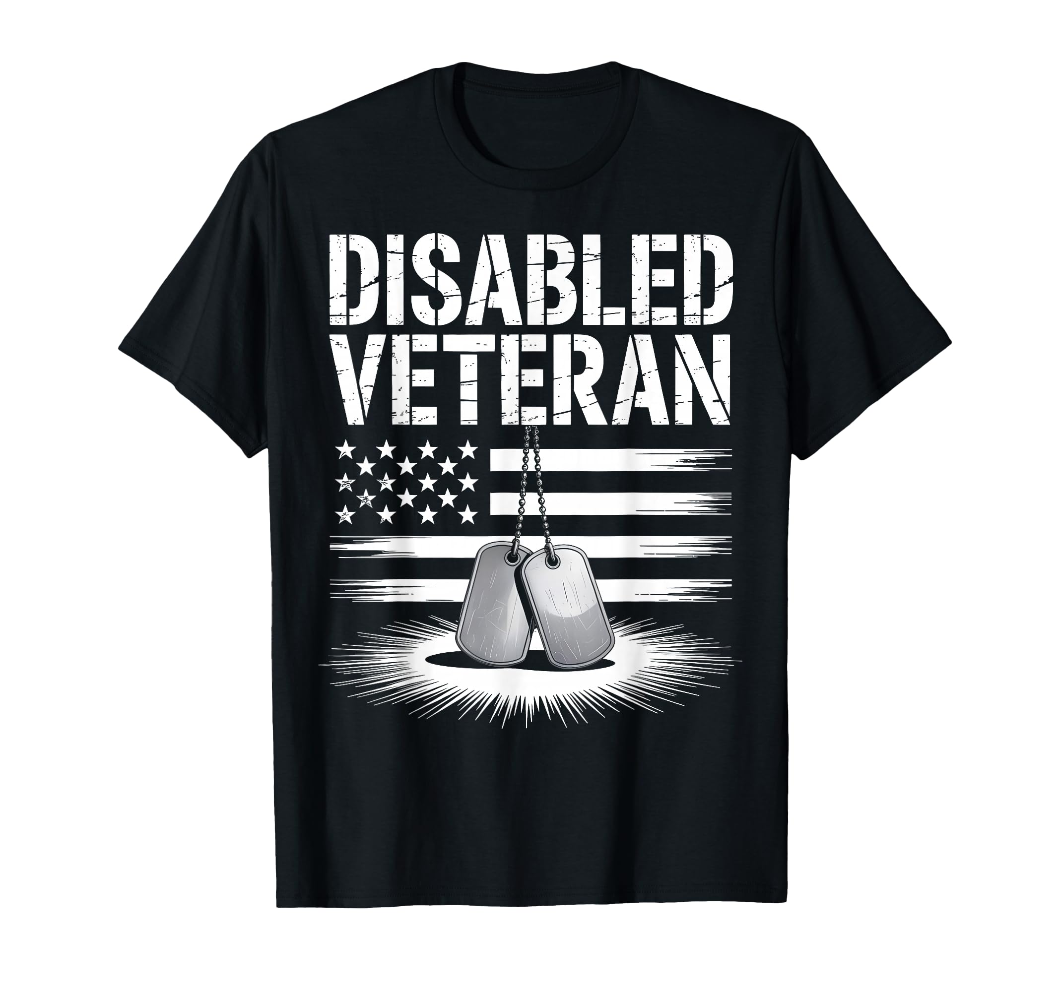 Disabled Veteran Happy 4Th July T-Shirt - Casual Everyday Wear Men Women - T-Shirt, Sweatshirt, Hoodie