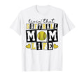 Loving That Softball Mom Life Mother Mama T-Shirt - Graphic Print Men Women - T-Shirt, Sweatshirt, Hoodie