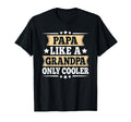 Papa Like Grandpa Only Cooler Dad T-Shirt - Aesthetic Graphic Men Women - T-Shirt, Sweatshirt, Hoodie
