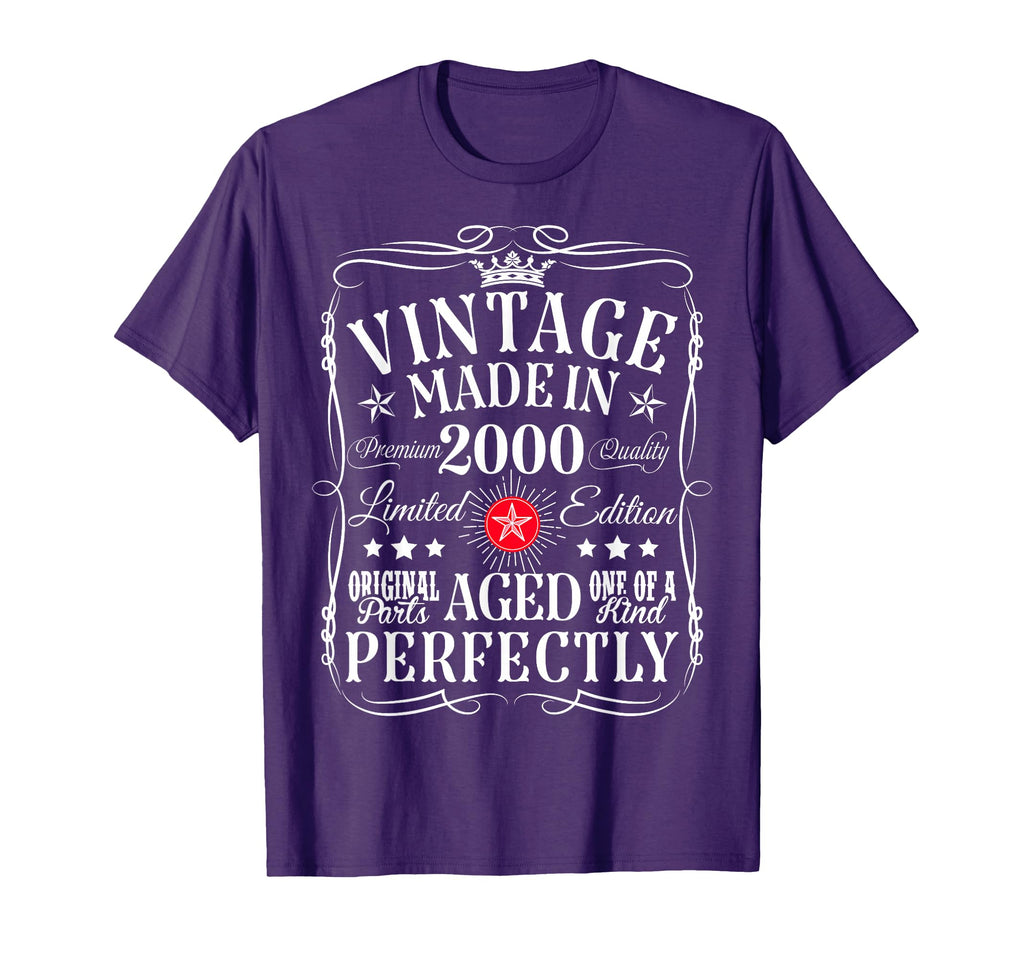 26Th Birthday Decorations 2000 26 T-Shirt - Fun Novelty Design Unisex - T-Shirt, Sweatshirt, Hoodie