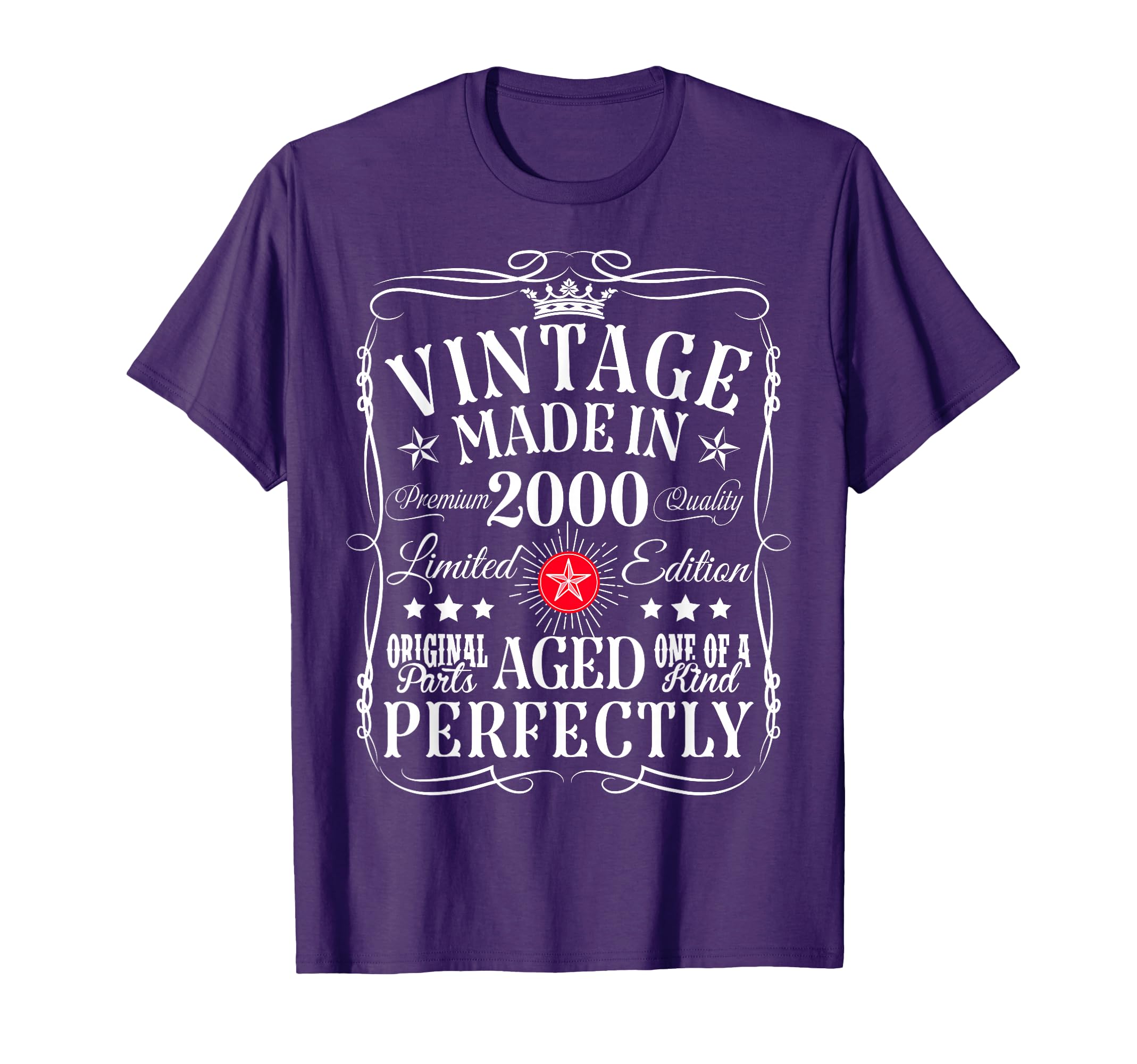 26Th Birthday Decorations 2000 26 T-Shirt - Fun Novelty Design Unisex - T-Shirt, Sweatshirt, Hoodie