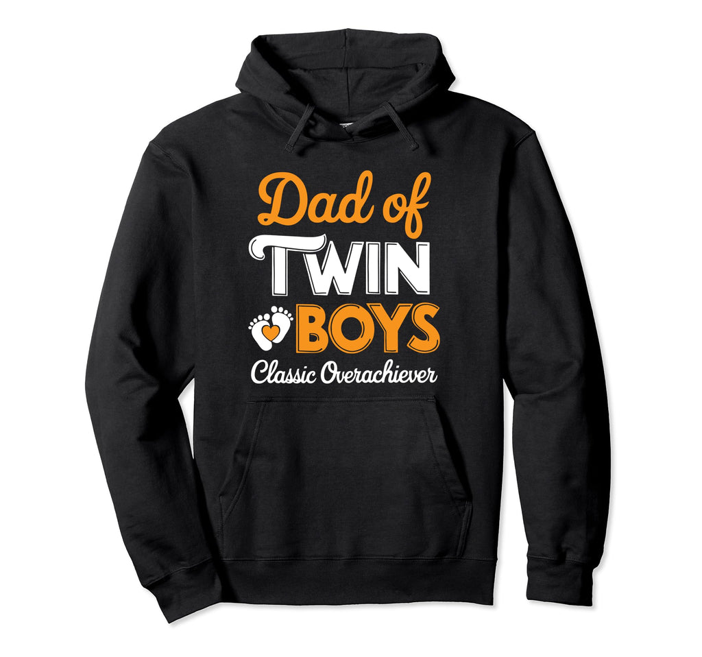 Twin Dad Novelty Funny Daddy Hoodie - Casual Everyday Wear for Adults - T-Shirt, Sweatshirt, Hoodie