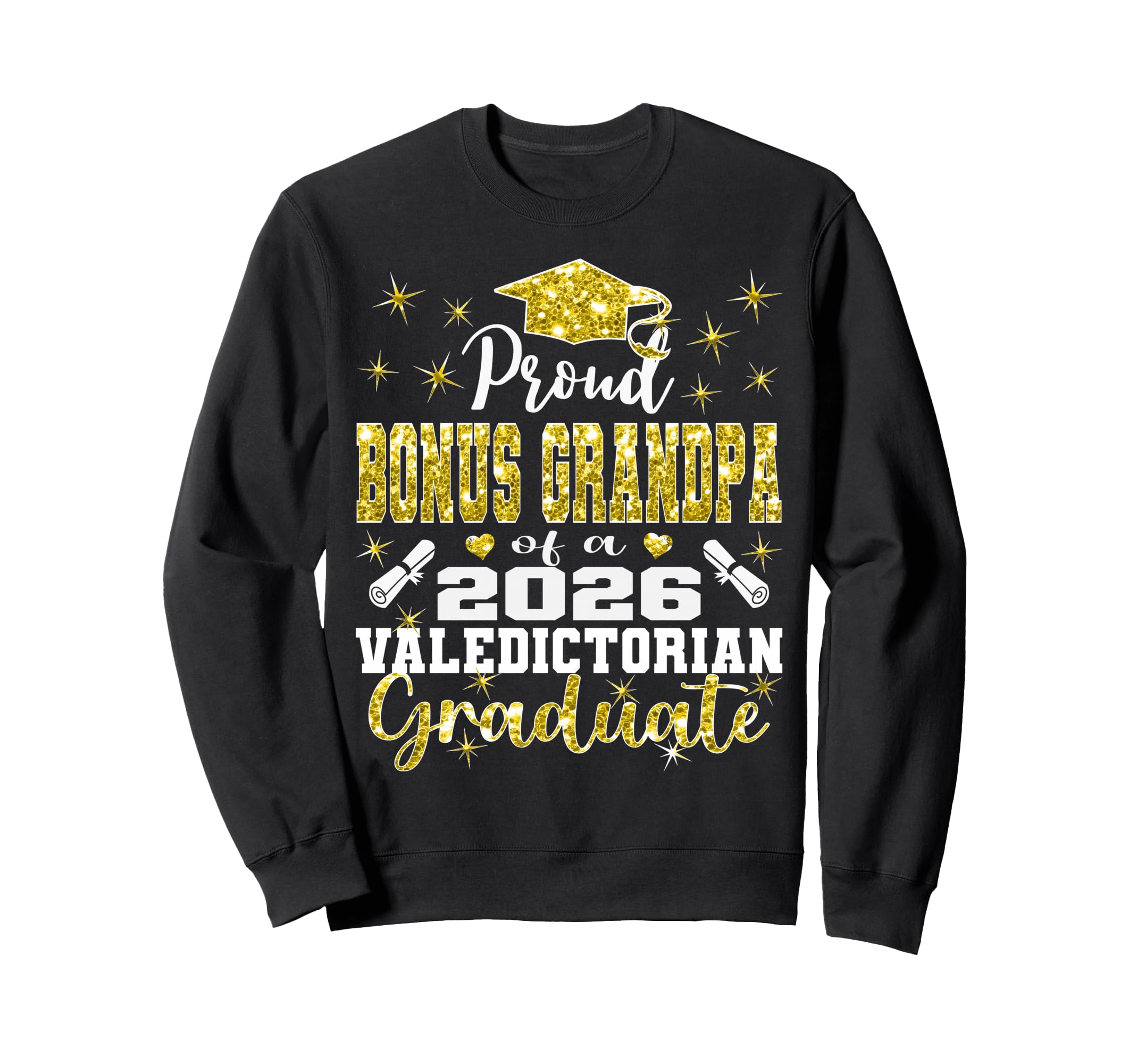 Proud Bonus Grandpa 2026 Sweatshirt - Fun Novelty Design for Adults - T-Shirt, Sweatshirt, Hoodie