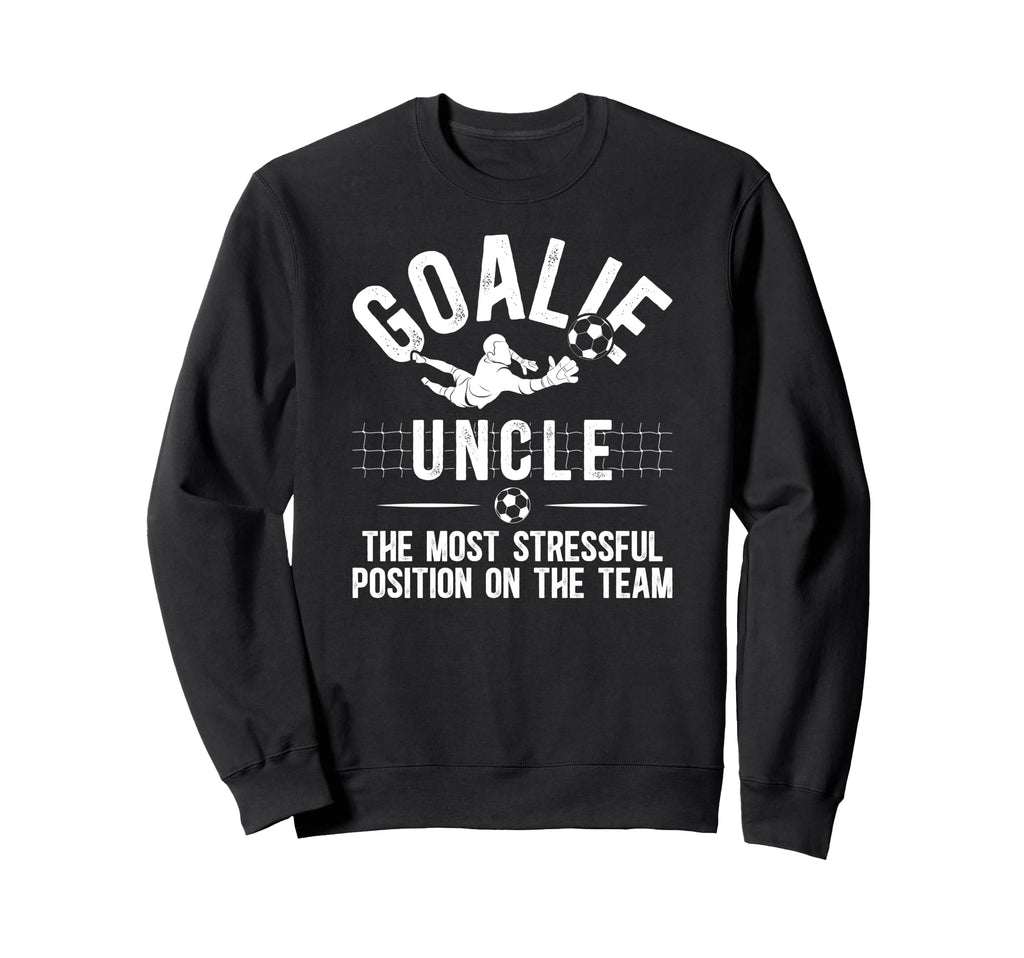 Funny Soccer Goalie Uncle Soccer Sweatshirt - Minimalist Print Unisex - T-Shirt, Sweatshirt, Hoodie