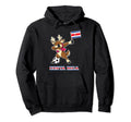 Costa Rica Soccer Reindeer Costa Hoodie - Casual Everyday Wear Unisex - T-Shirt, Sweatshirt, Hoodie