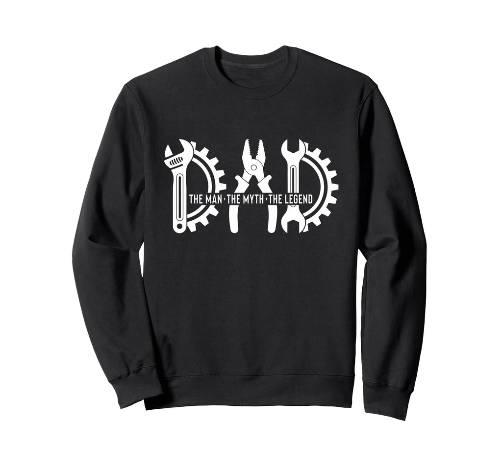 Best Dad Funny Fathers Day Proud Father Sweatshirt - Graphic Print Unisex - T-Shirt, Sweatshirt, Hoodie